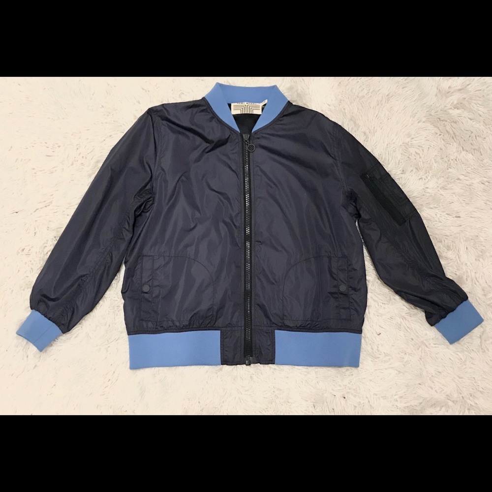 Tory Burch Sports Jacket Navy Blue L Like New